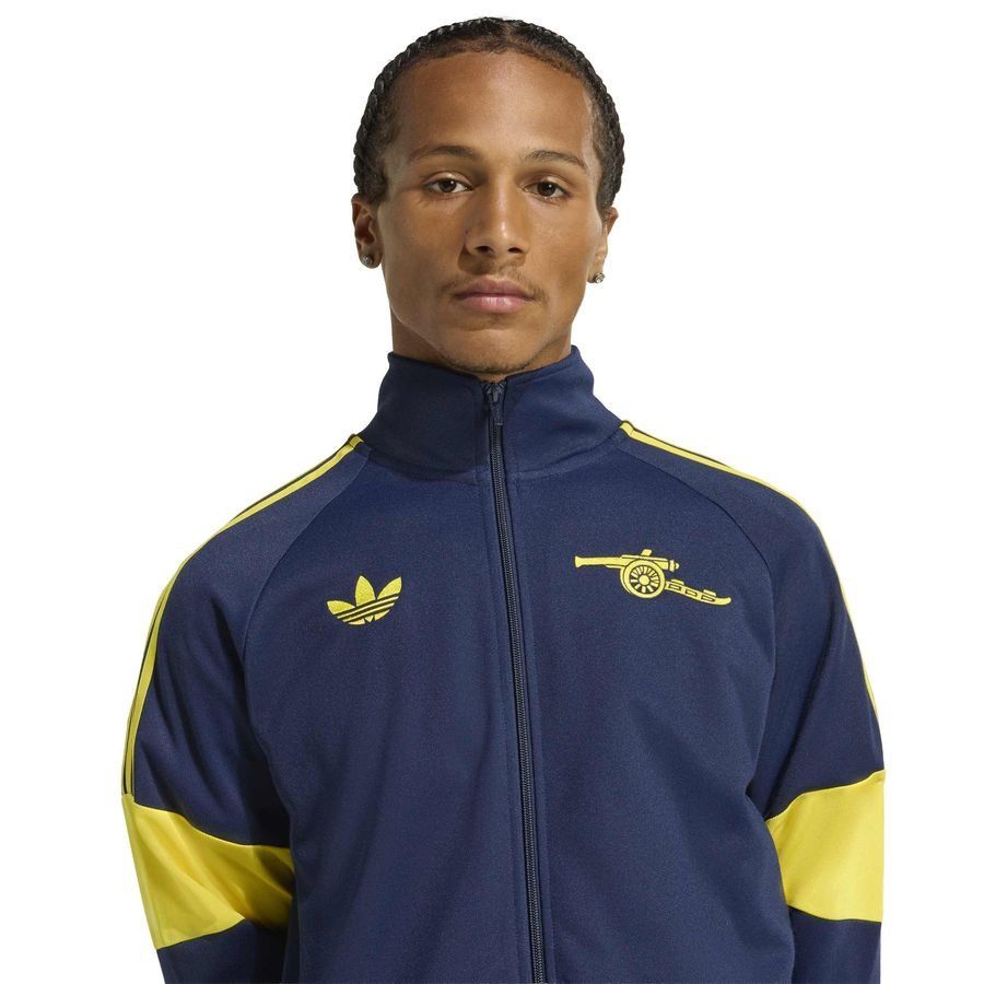 Arsenal Track Top Lifestyler - Night Indigo/Yellow - Men's-SoccerKits Hub | Buy Soccer Jerseys Online